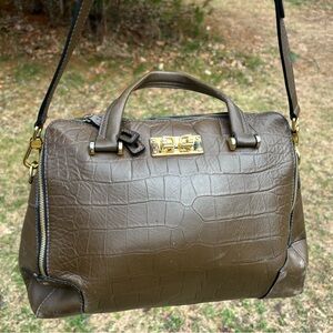 Furla Croc Embossed Leather Crossbody Bag Saks 5th Ave Exclusive